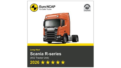 Scania R series 4x2 tractor unit 2026 banner