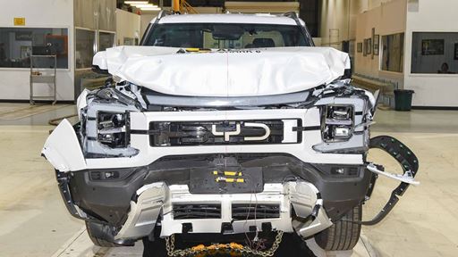 BYD SHARK FW test 2025 after crash