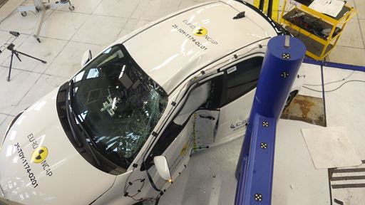 Toyota Yaris PO test 2025 after crash