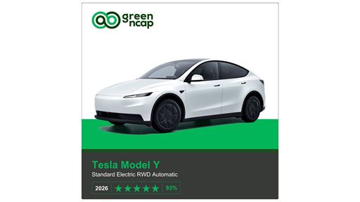 Tesla Model Y Green NCAP results 2026