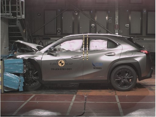 Lexus UX - Frontal Offset Impact test 2019