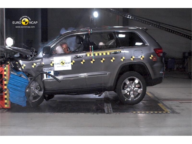 Euro NCAP Newsroom Jeep Grand Cherokee Front crash test