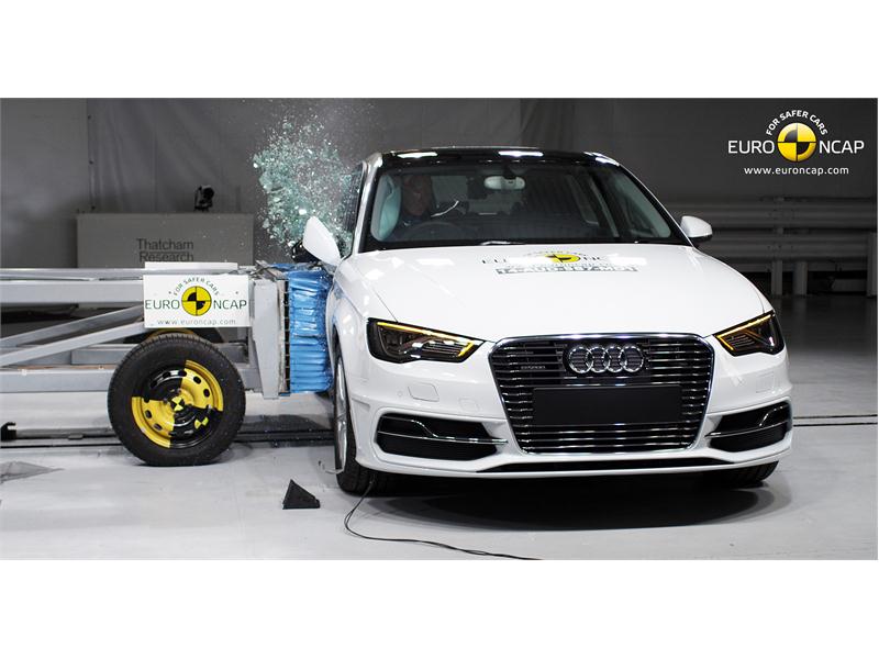 Euro NCAP Newsroom Audi A3 Sportback etron Side crash test 2014