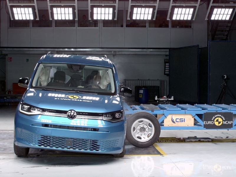 Euro NCAP Newsroom : VW Caddy - Side Mobile Barrier test 2021