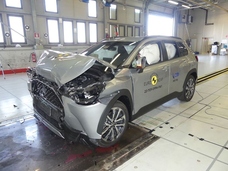Euro NCAP Newsroom : Toyota Corolla Cross - Full Width Rigid Barrier ...