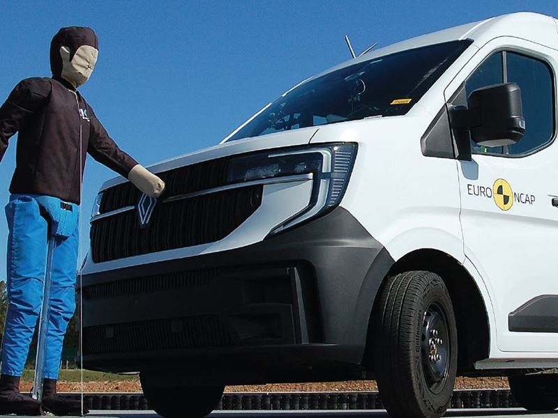 Commercial Van safety performance improving significantly with 40% of vehicles tested rated ‘Platinum’