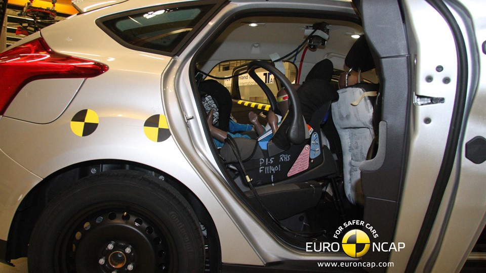 Ford Focus – Child Rear Seat crash test