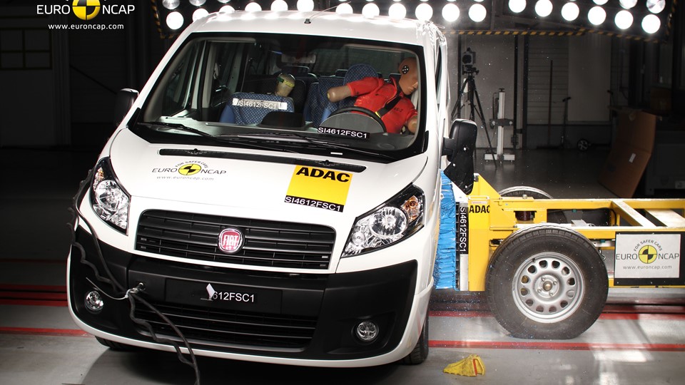 FIAT Scudo Side crash test 2012