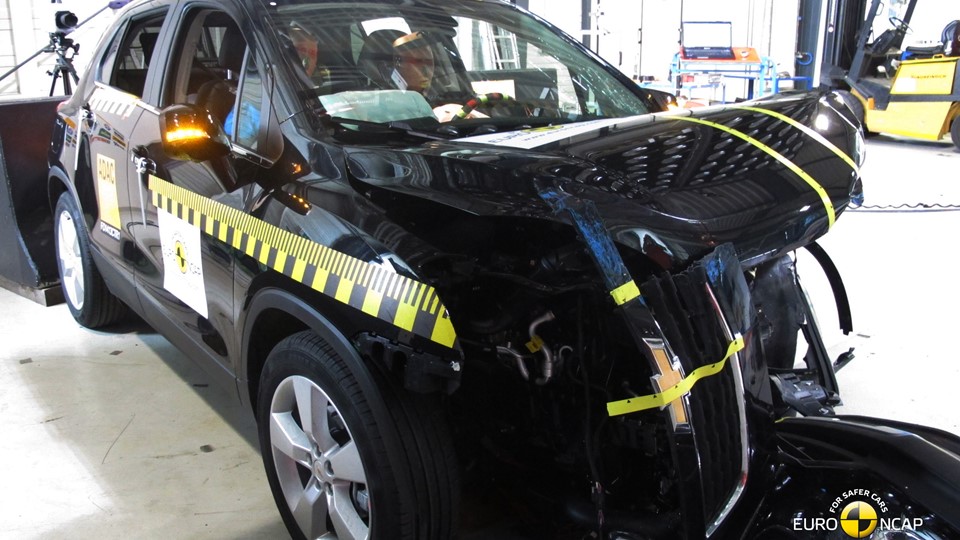 Chevrolet Trax - Frontal crash test 2013 - after crash
