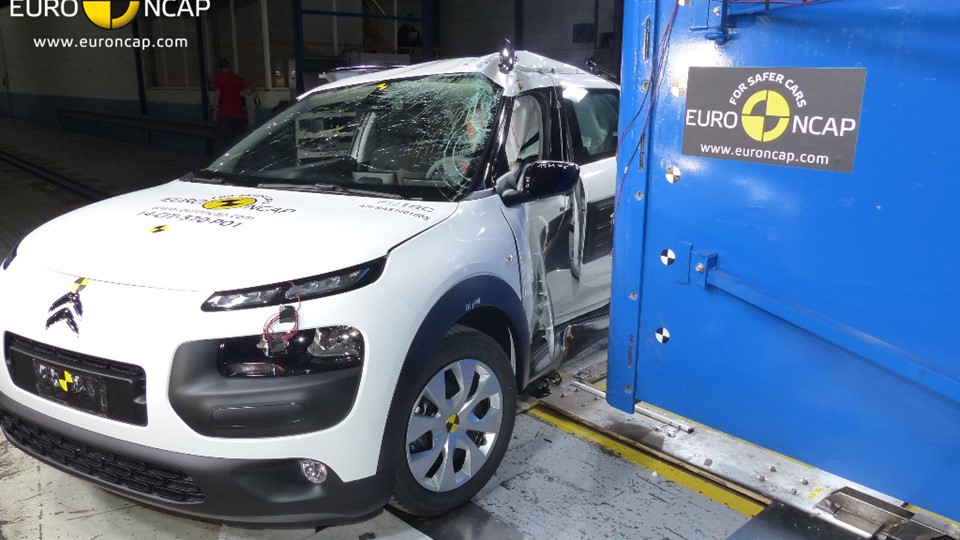 Citron C4 Cactus - Pole crash test 2014 - after crash