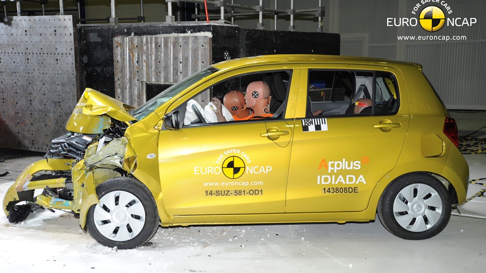 Suzuki Celerio - Frontal crash test 2014 - after crash