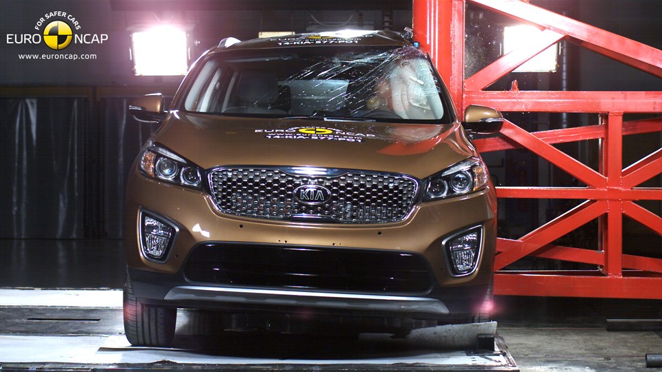 Kia Sorento - Pole crash test 2014