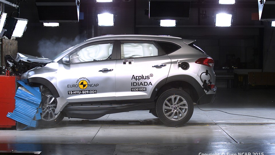 Hyundai Tucson  - Frontal Offset Impact test 2015