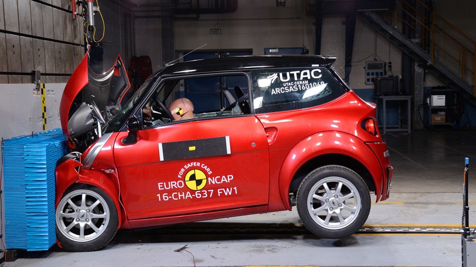 Chatenet CH30 Frontal crash test 2016
