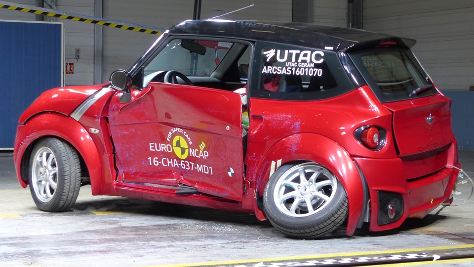 Chatenet CH30 Frontal Side test 2016 - after crash