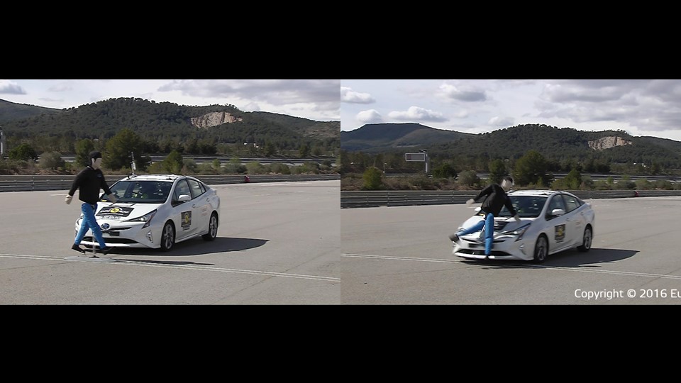 Toyota Prius - AEB Pedestrian test 2016