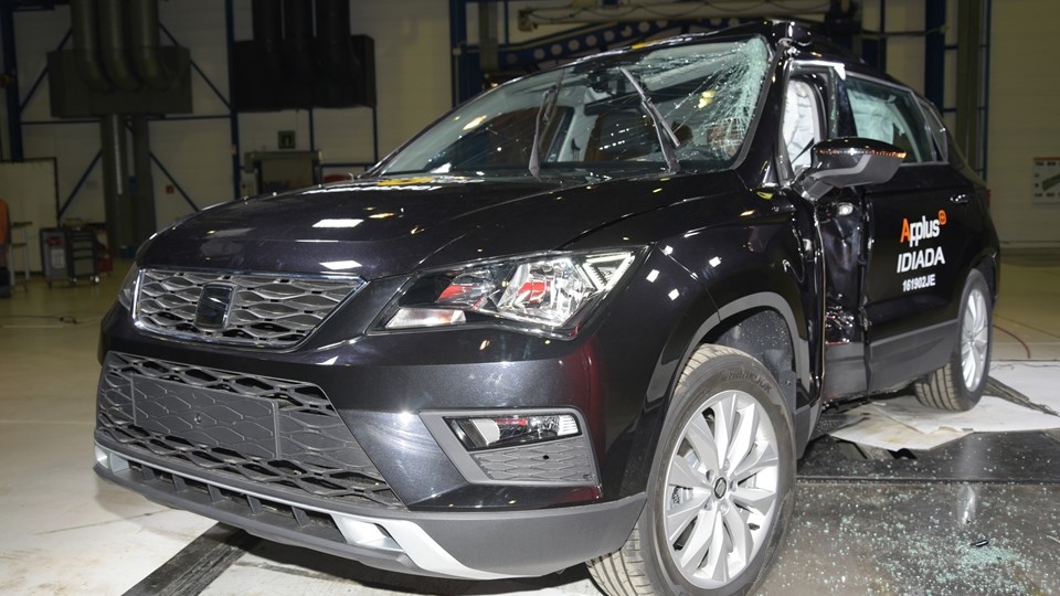 Seat Ateca - Pole crash test 2016 - after crash