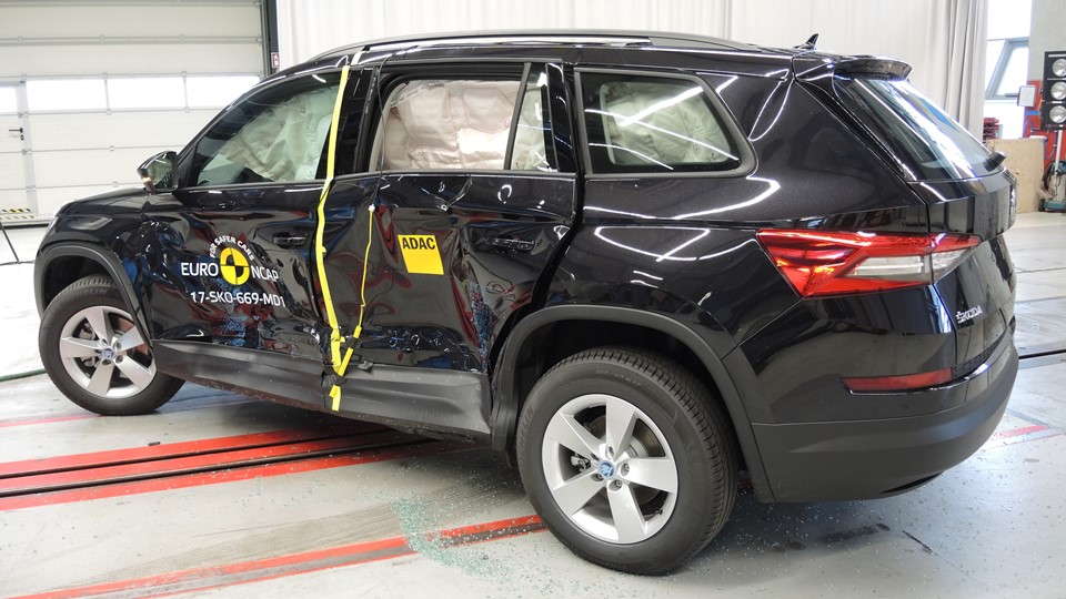 Skoda Kodiaq - Side crash test 2017- after crash