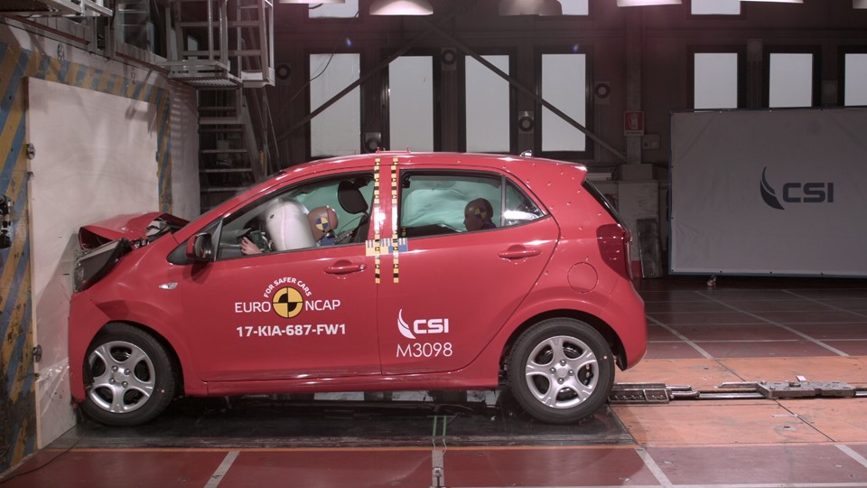 Kia Picanto - Frontal Full Width test 2017