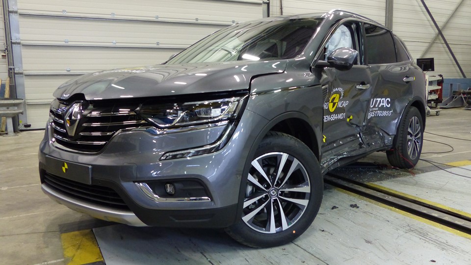 Renault Koleos  - Side crash test 2017-after crash