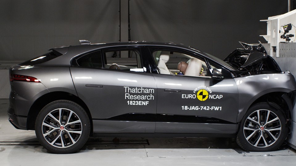 Jaguar I-PACE - Frontal Full Width test 2018