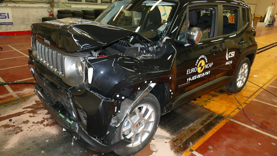 Jeep Renegade - Frontal Full Width test 2019 - after crash
