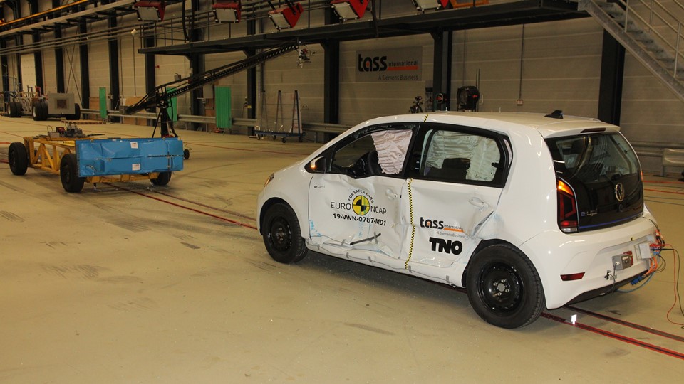 Volkswagen up! - Side crash test 2019 - after crash