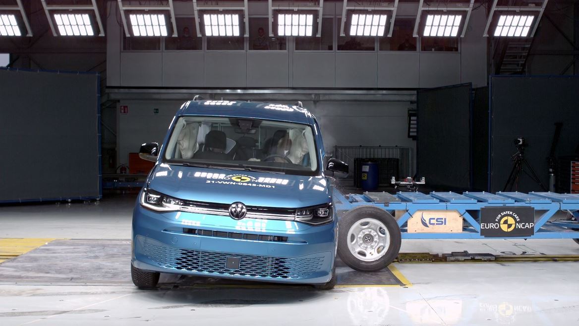 VW Caddy - Side Mobile Barrier test 2021