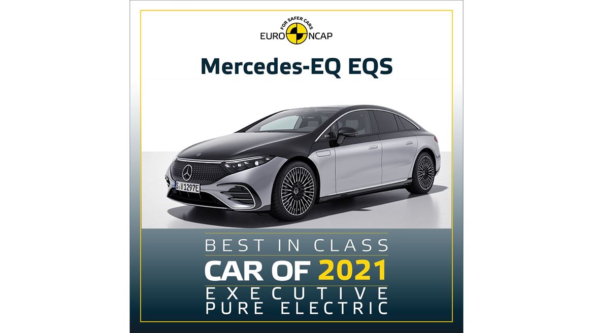 Mercedes-EQ EQS - Euro NCAP Best in Class 2021 - Executive - Pure Electric