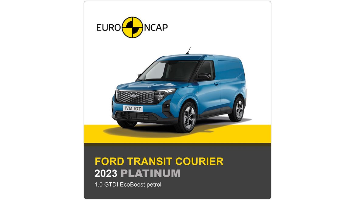 Ford Transit Courier Euro NCAP Commercial Van Safety Results 2023