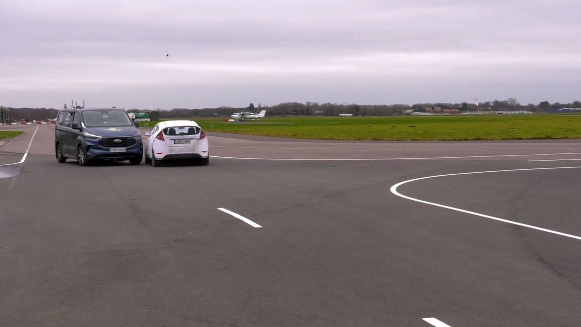 Ford Transit Custom Commercial Van Safety Tests 2025