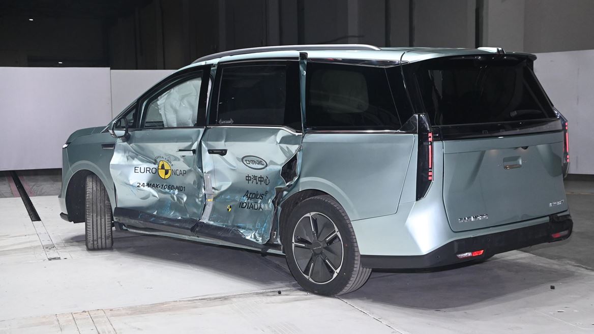 Maxus MIFA 7 Side Mobile Barrier test 2024 after crash