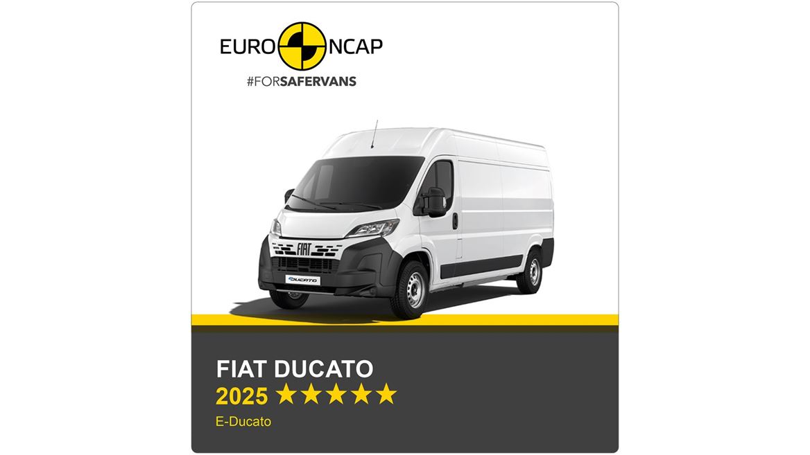 FIAT Ducato Euro NCAP Commercial Van Safety Results 2025