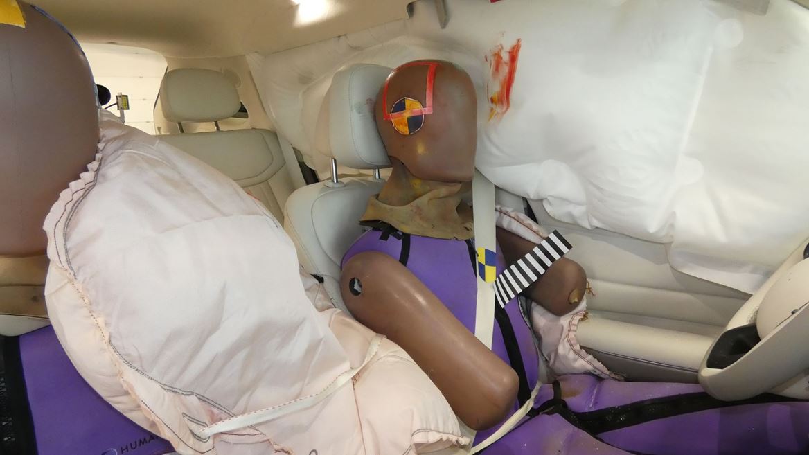 Hyundai NEXO Far Side impact test 2025 after crash