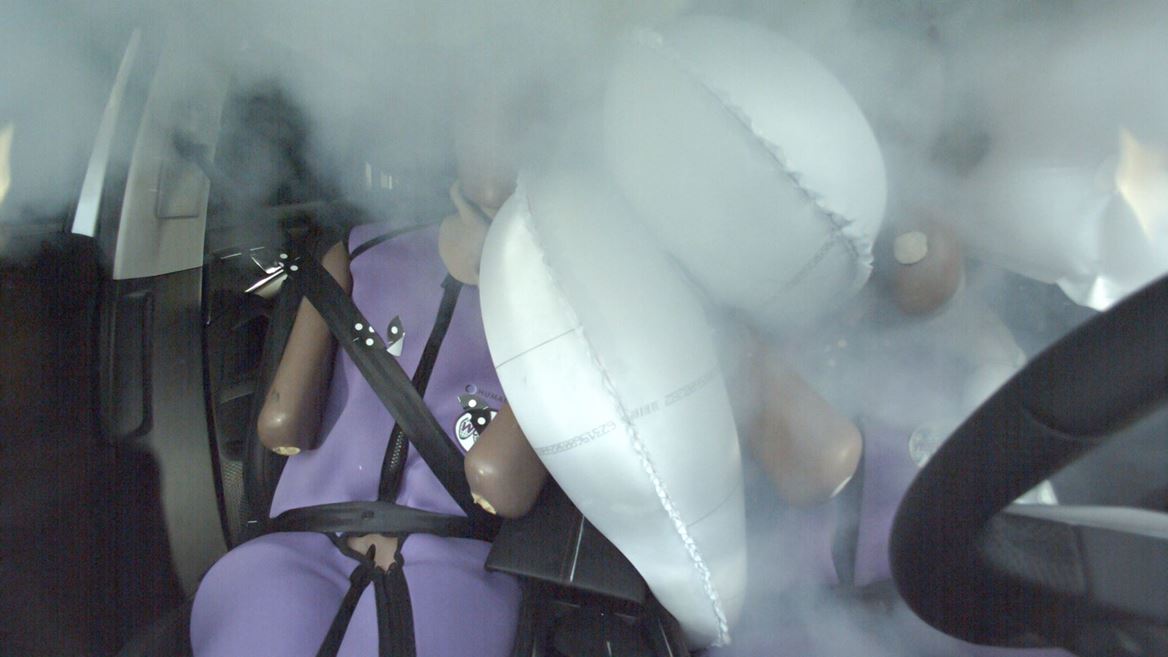 MG HS Plug in Hybrid Far Side impact test 2024