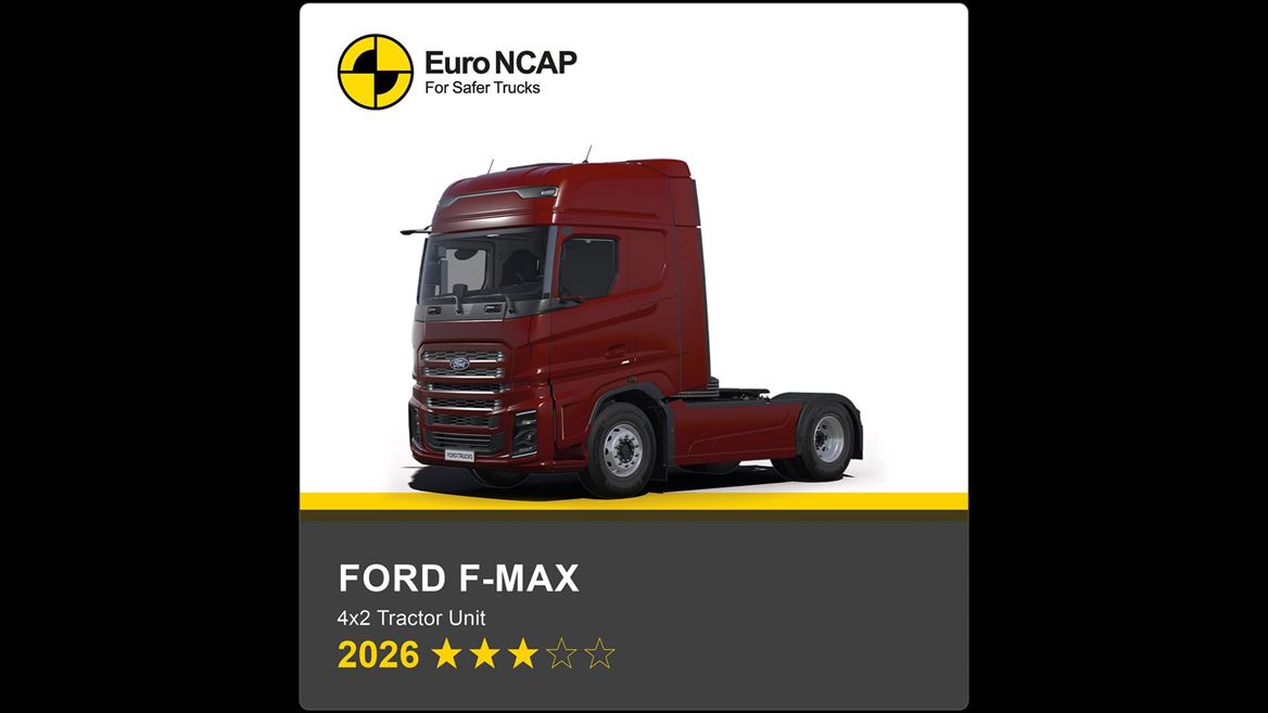 Ford F MAX Euro NCAP Truck Safety Results 2026