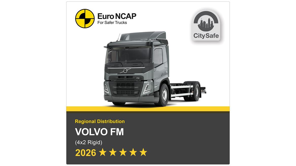 Volvo FM Euro NCAP Truck Safety Results 2026