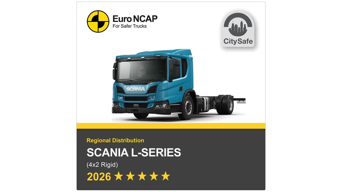 Scania L series Euro NCAP Truck Safety Results 2026