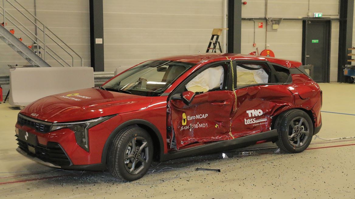 Kia K4 MDB test 2025 after crash