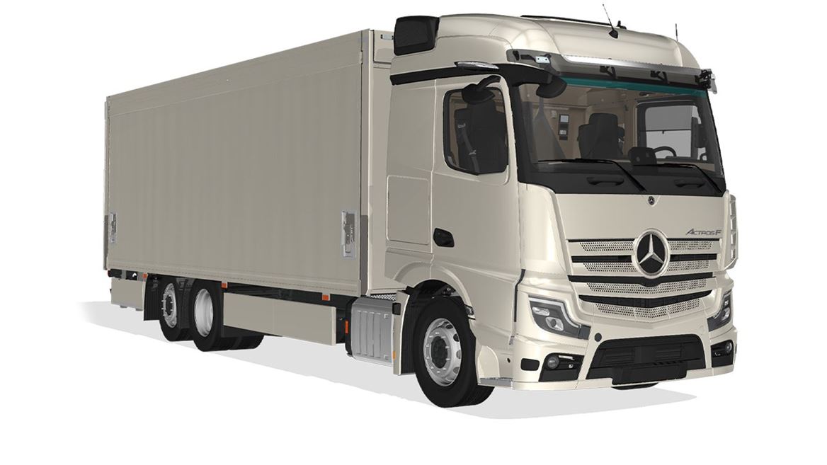 Mercedes Benz Actros F 6x2 rigid 2026 press image