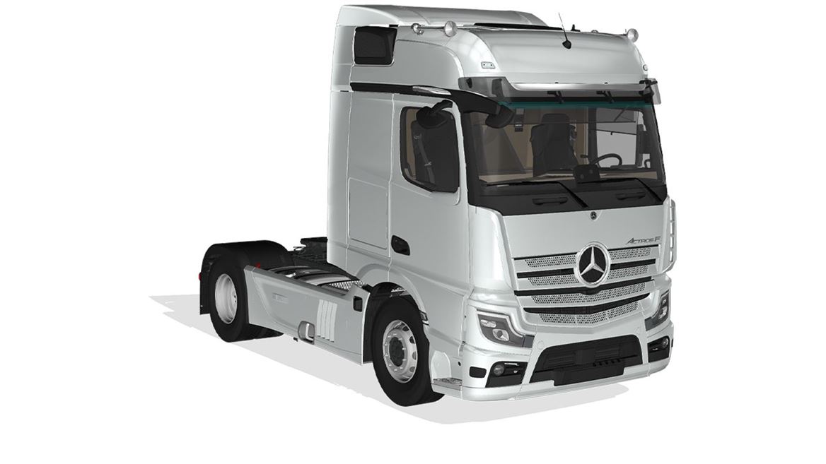Mercedes Benz Actros F 4x2 tractor unit 2026 press image