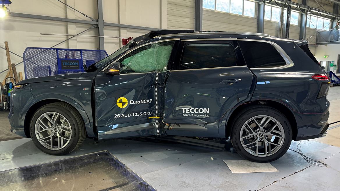 Audi Q7 PO test 2026 after crash