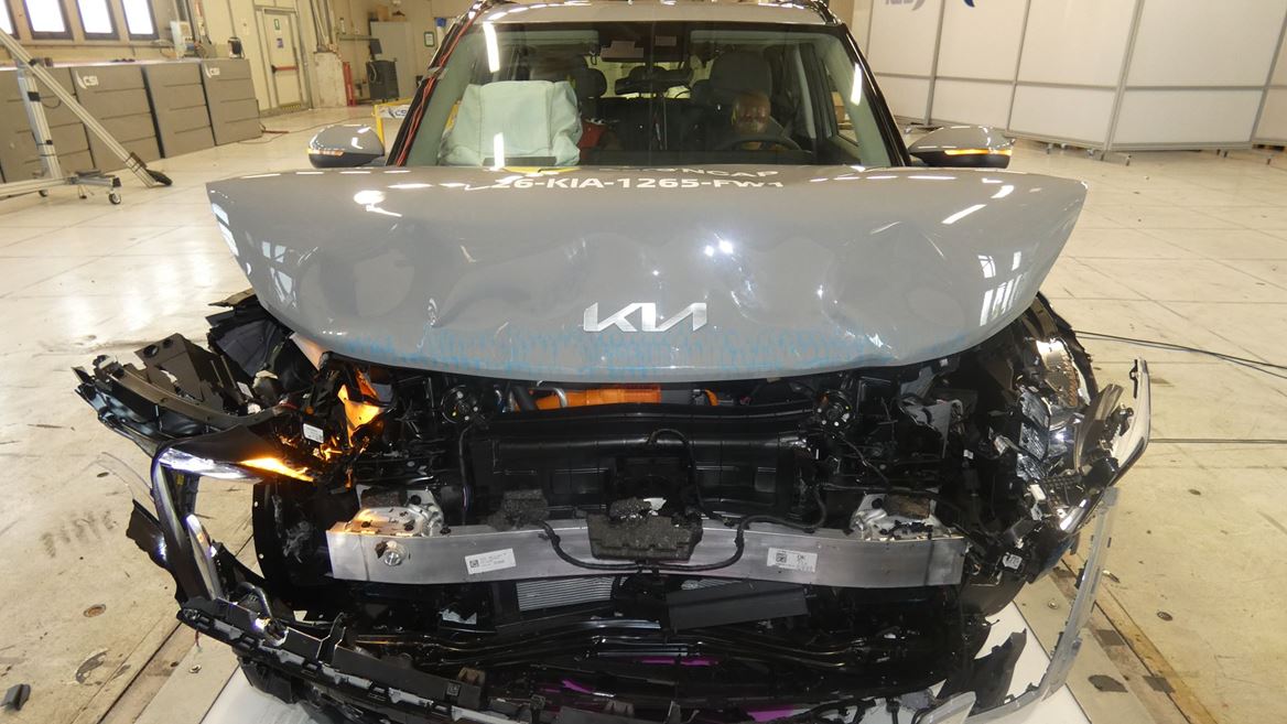 Kia EV2 FW test 2026 after crash