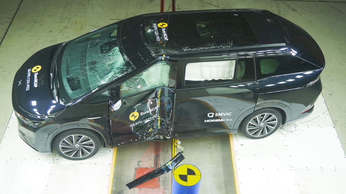 XPENG X9 PO test 2026 after crash
