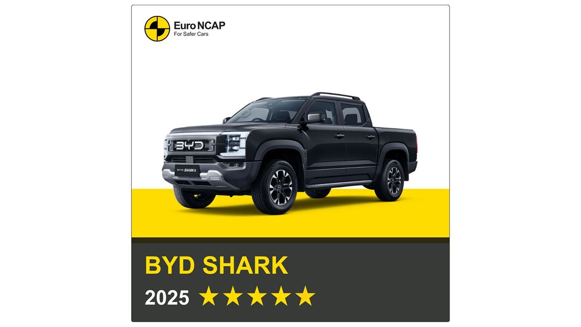BYD SHARK Euro NCAP 2025 Results 5 stars