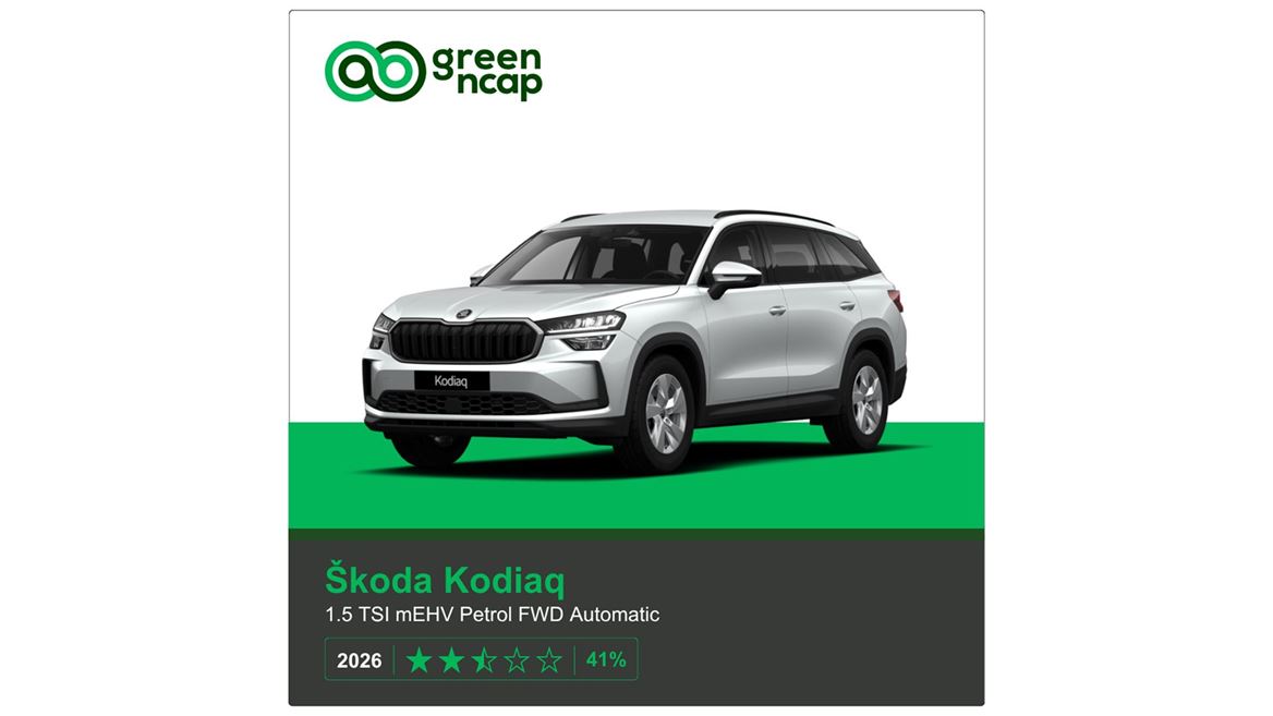 koda Kodiaq Green NCAP results 2026