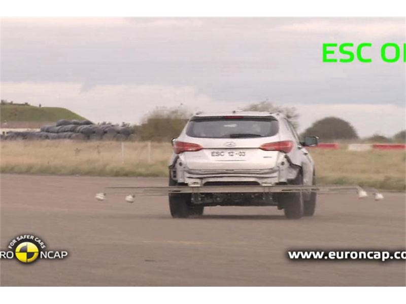 Hyundai Santa Fe ESC Tests 2012