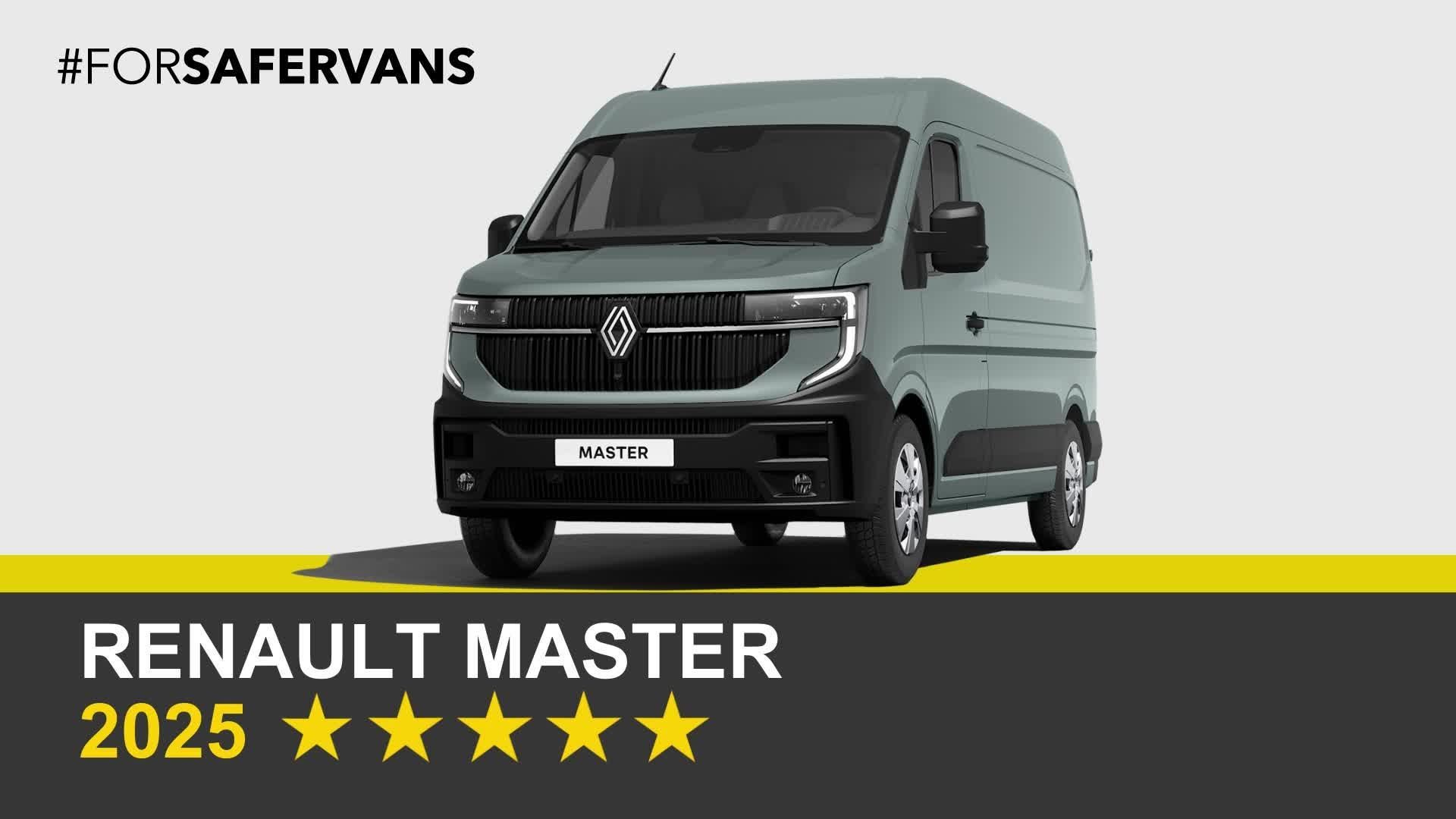 Renault Master - Commercial Van Safety Tests - 2025