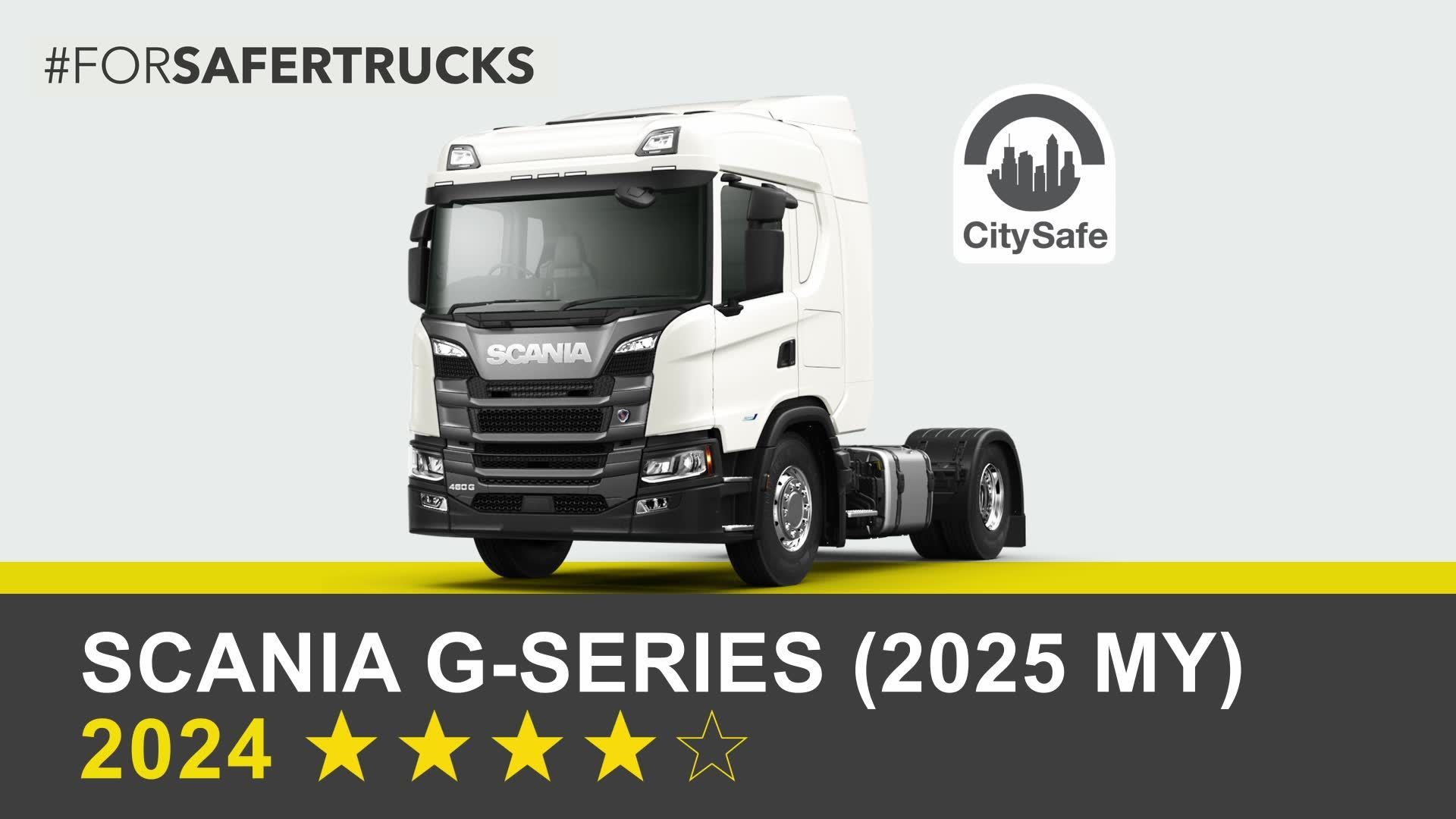 Scania G-series (2025 MY) - Commercial Truck Safety Tests - 2024