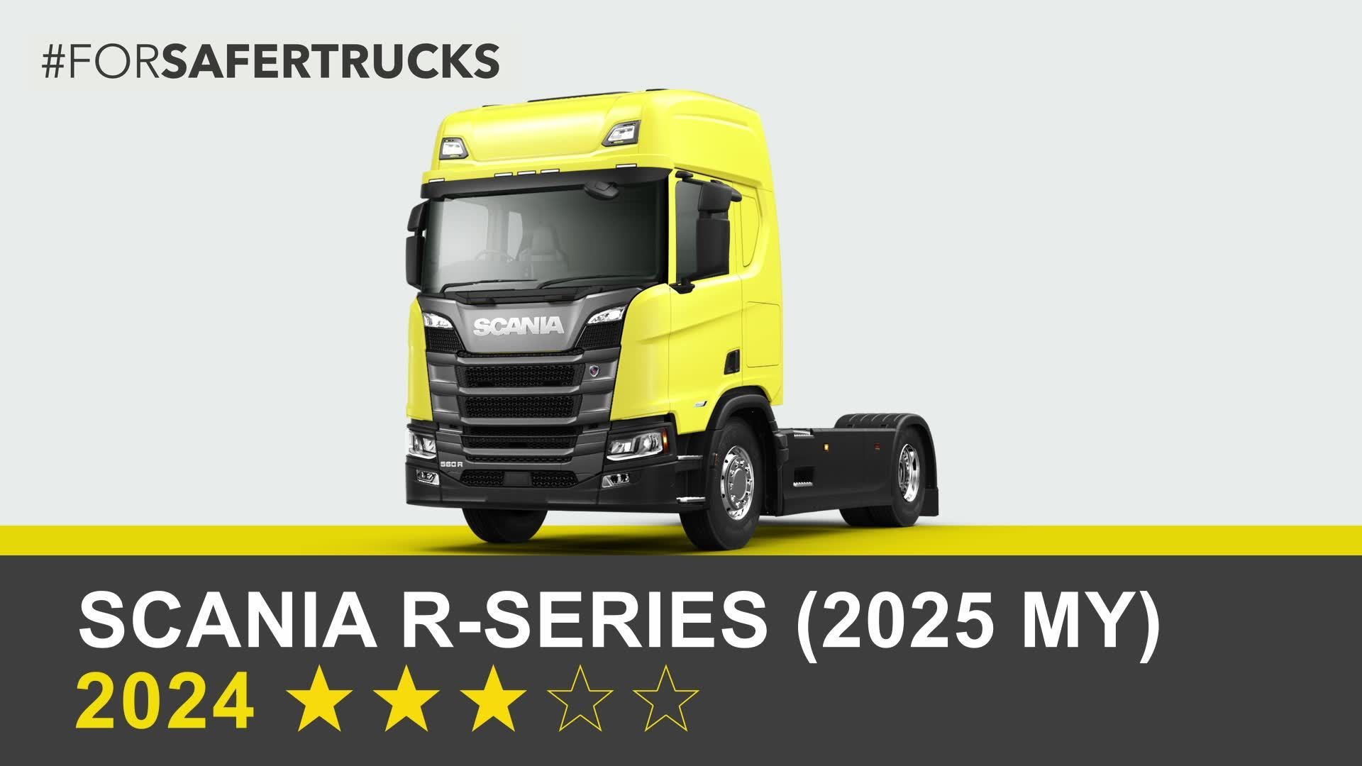 Scania R-series (2025 MY) - Commercial Truck Safety Tests - 2024